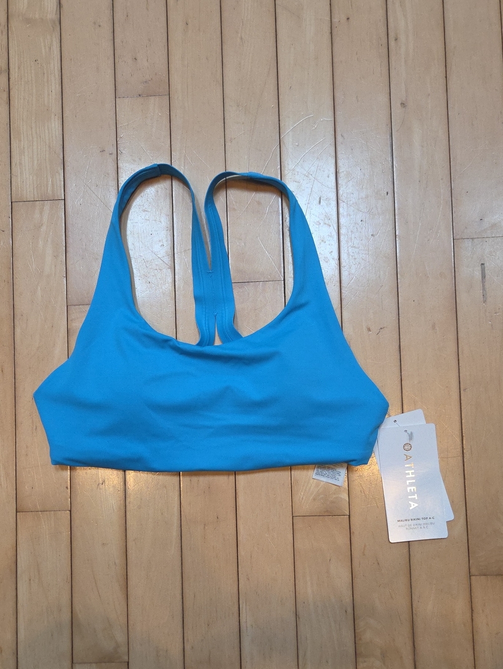 Athleta Blue Bikini Top